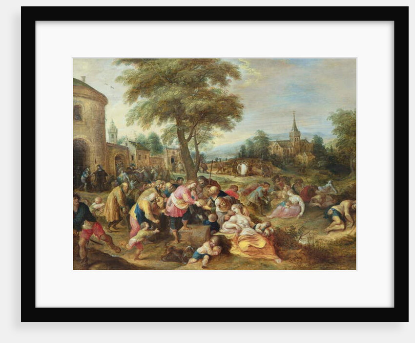 The Works of mercy by Frans II the Younger Francken