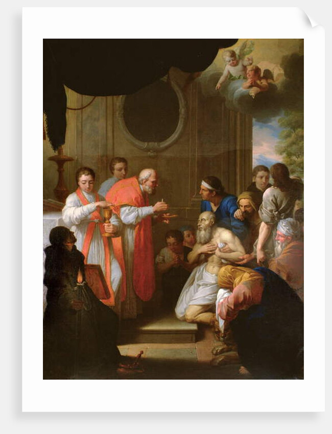 St Roch curing the plague-stricken by Jacques Gamelin