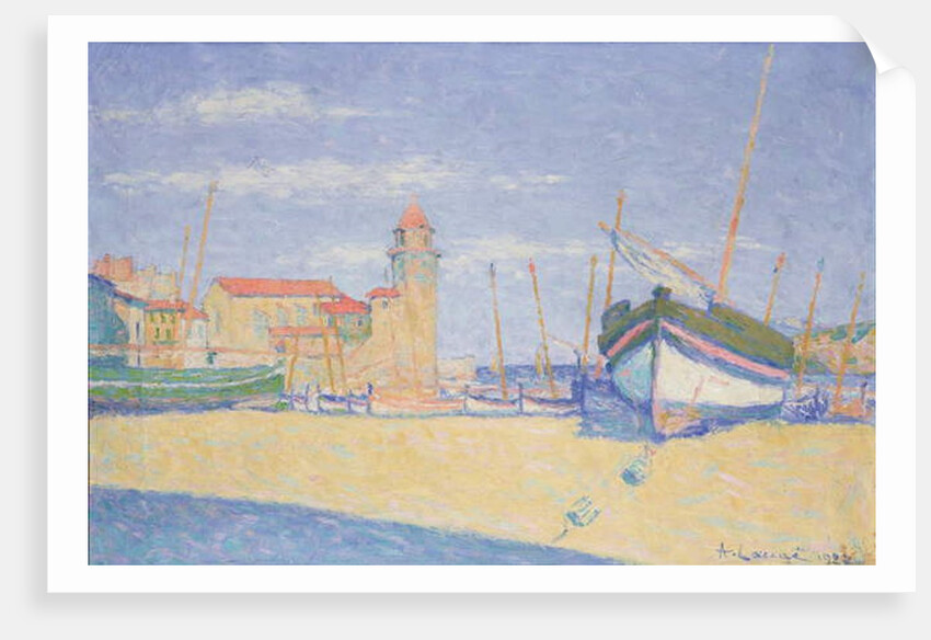 View of Collioure, 1927 by Achille Lauge