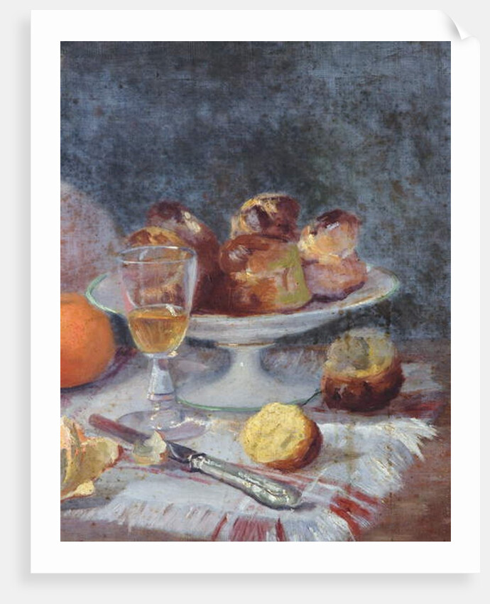 The Afternoon snack with brioches by French School