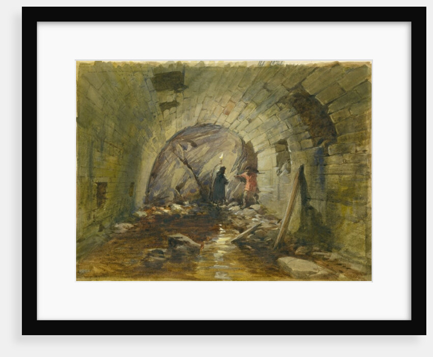 Tunnel under the Via Dolorosa, Jerusalem, 1869 by William 'Crimea' Simpson