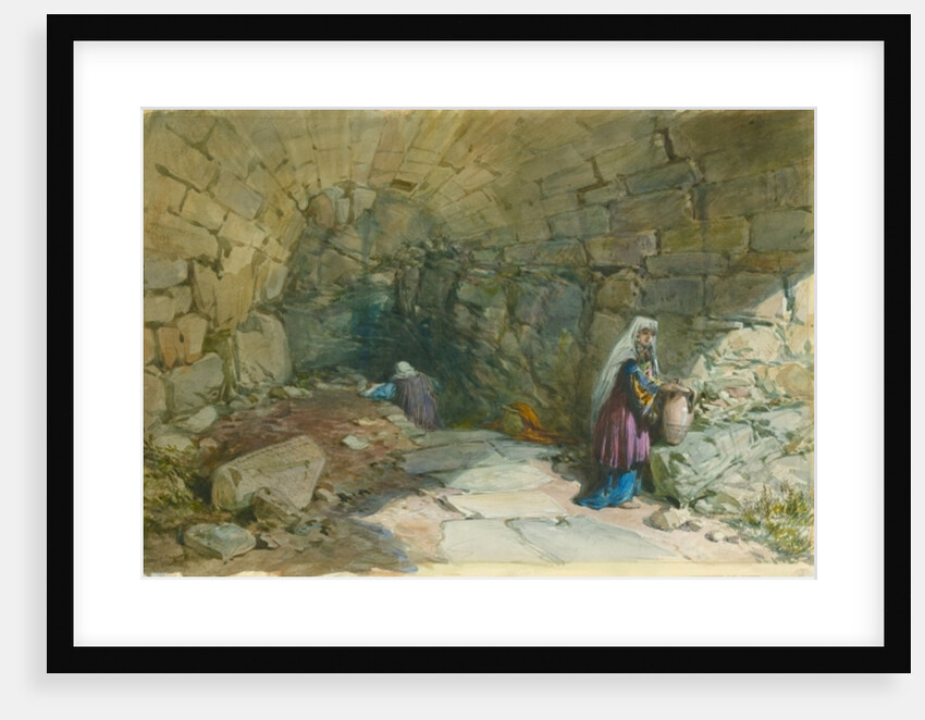The Fountain of the Virgin, Jerusalem, 1869 by William 'Crimea' Simpson