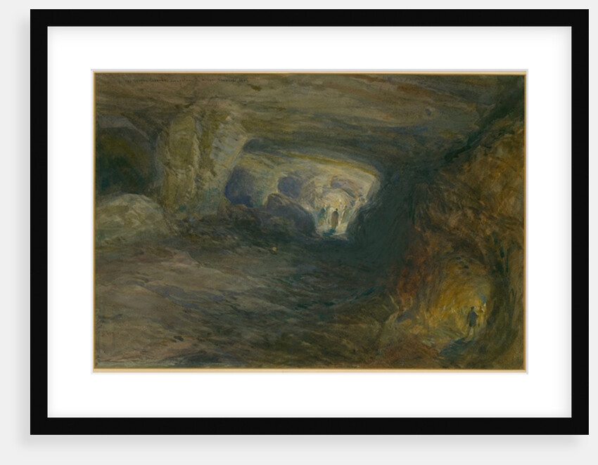 The Quarry Caverns, Jerusalem, 1869 by William 'Crimea' Simpson
