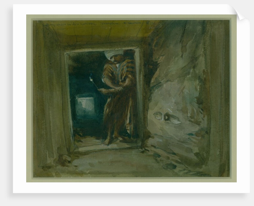 Gallery under Golden Gateway, Jerusalem, 1871 by William 'Crimea' Simpson