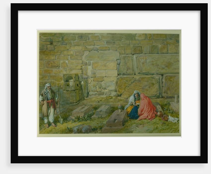 Built up doorway in East Wall of Haram, near Golden Gate, 1872 by William 'Crimea' Simpson