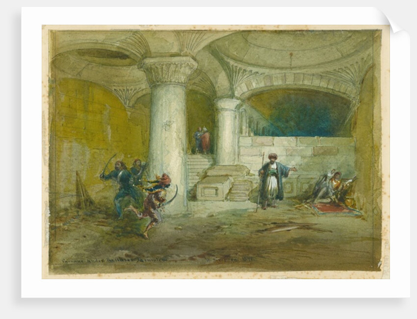 Passage under the Aksa, 1871 by William 'Crimea' Simpson