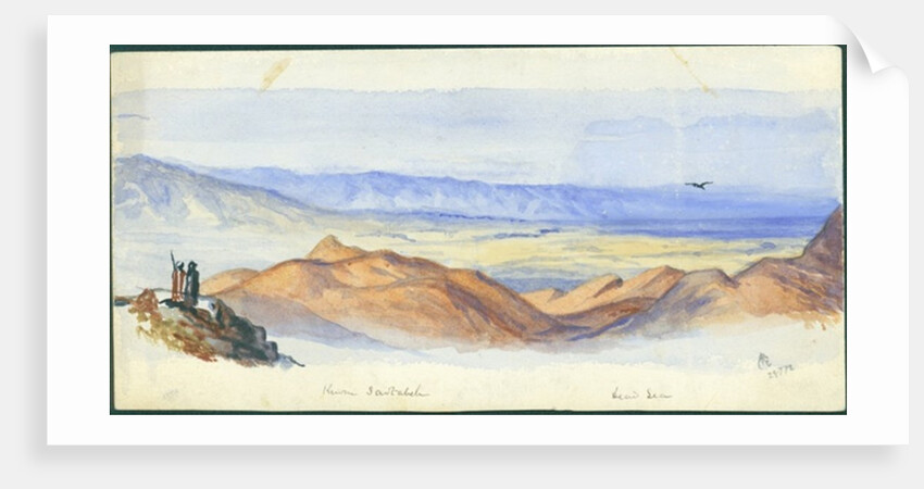 Karn Sartabeh, Jordan Valley, 1872 by Claude Conder