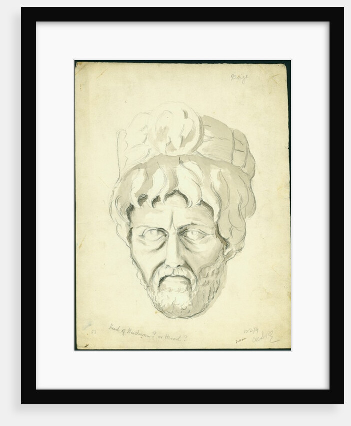 Head of a Man, 1874 by Claude Conder