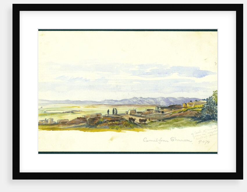 Carmel from Shunem, 1874 by Claude Conder
