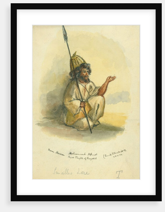Mohammed Ahmet from Mecca, 1872 by Claude Conder