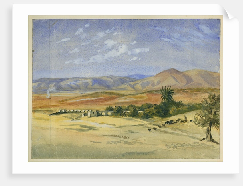 Ruined Acqueduct near Jenin by Claude Conder