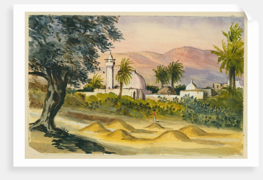 Desert town by Claude Conder