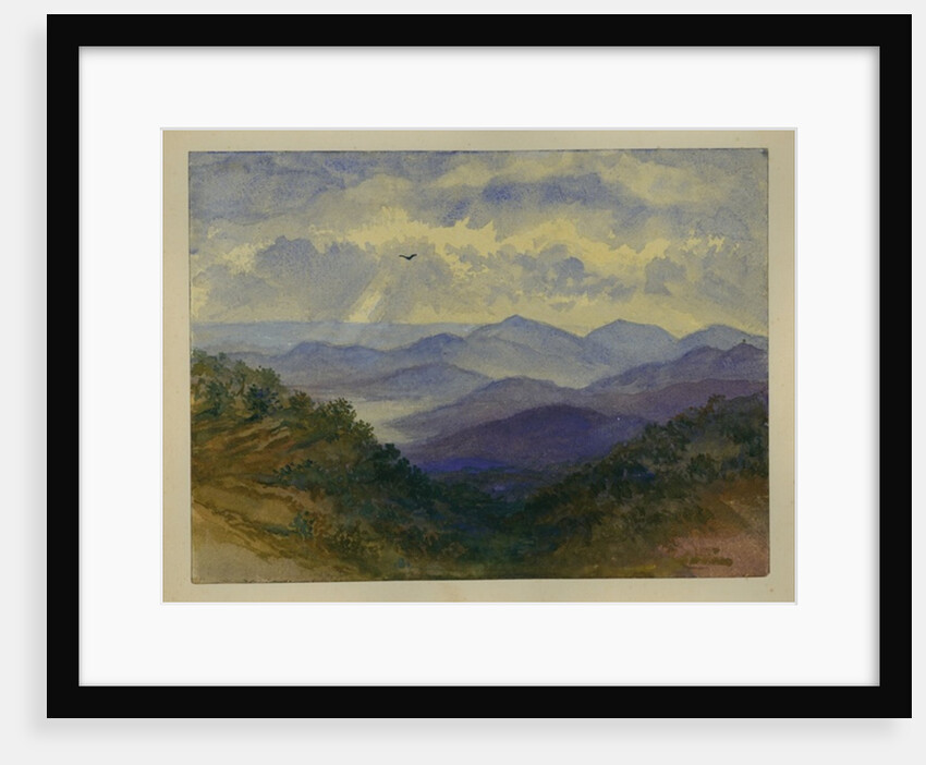 View towards Mediterranean Sea by Claude Conder