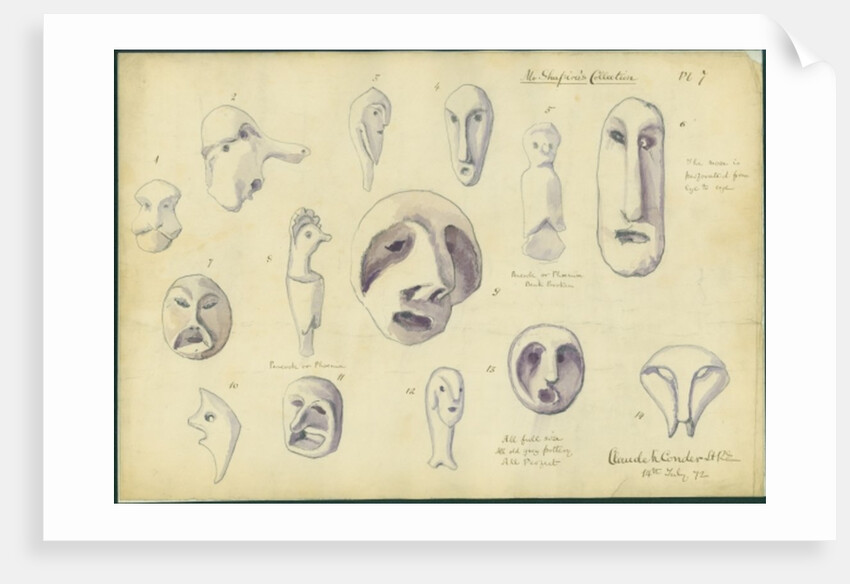 Idols from Mr Shapira's Collection by Claude Conder