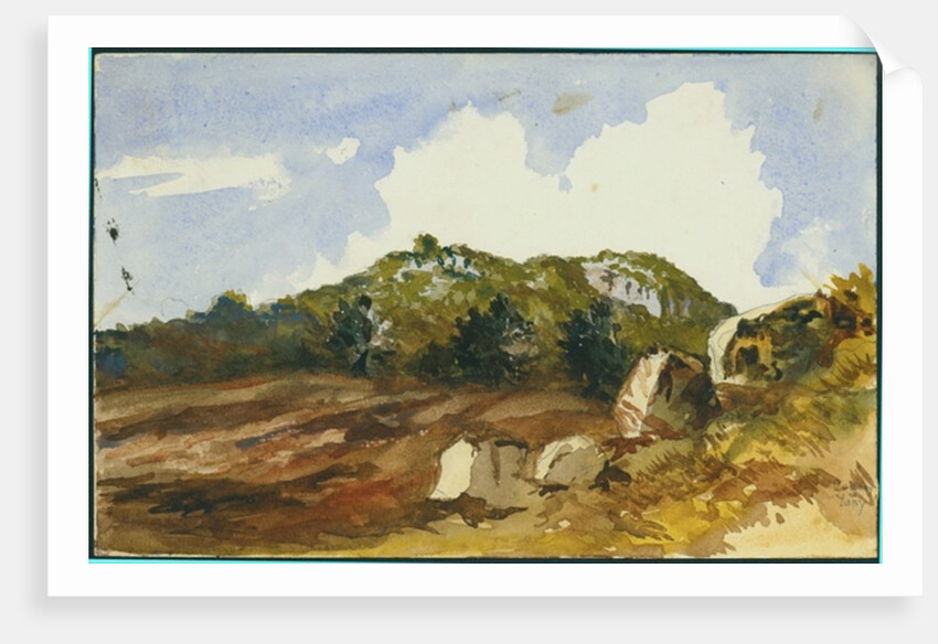 The Mahrakah, Carmel, 1872 by Claude Conder