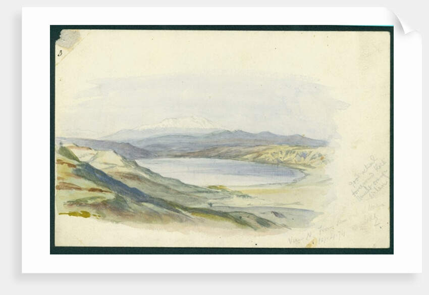 Mount Hermon and the Sea of Galilee, 1874 by Claude Conder