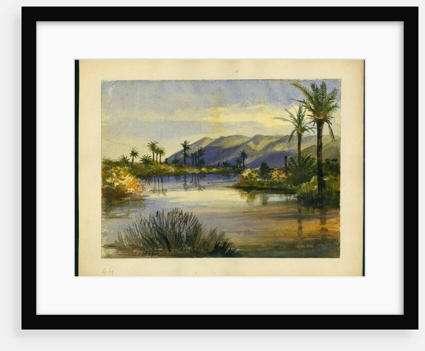 The Mouth of the River Kishon and Mount Carmel by Claude Conder