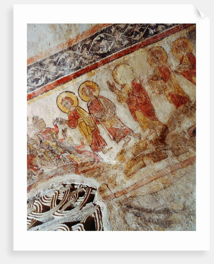 The miracle of the multiplication of the loaves of bread by French School