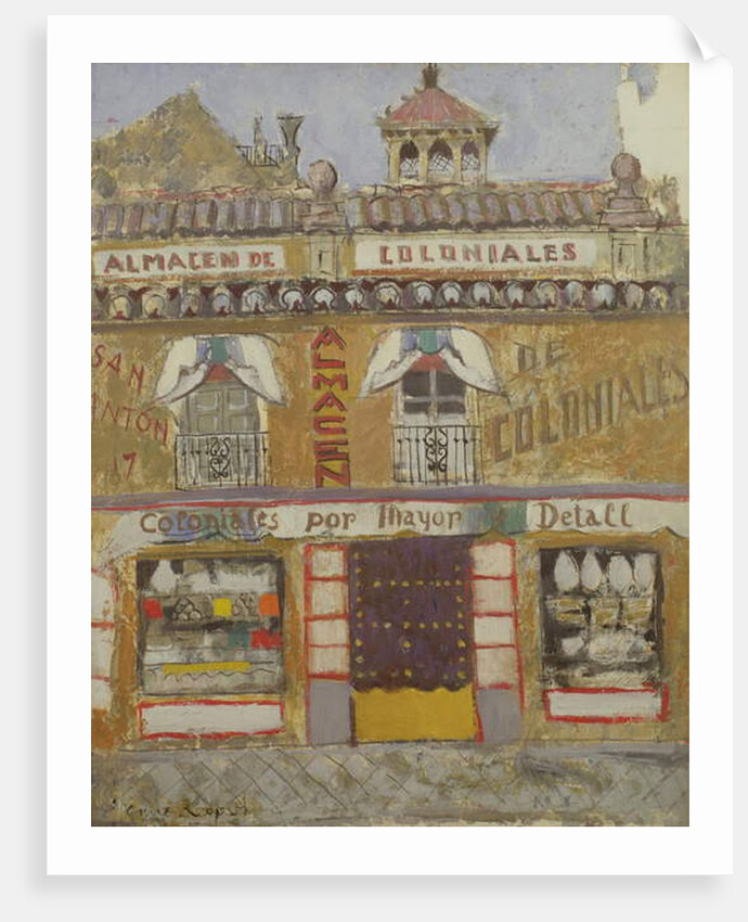 A Shop Front, Granada by Anne Redpath