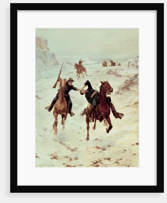 The Despatch Riders, 1900 by Charles Schreyvogel