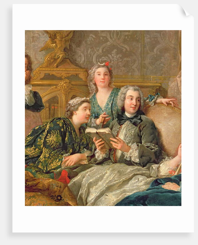 The Reading from Moliere, c.1728 by Jean Francois de Troy