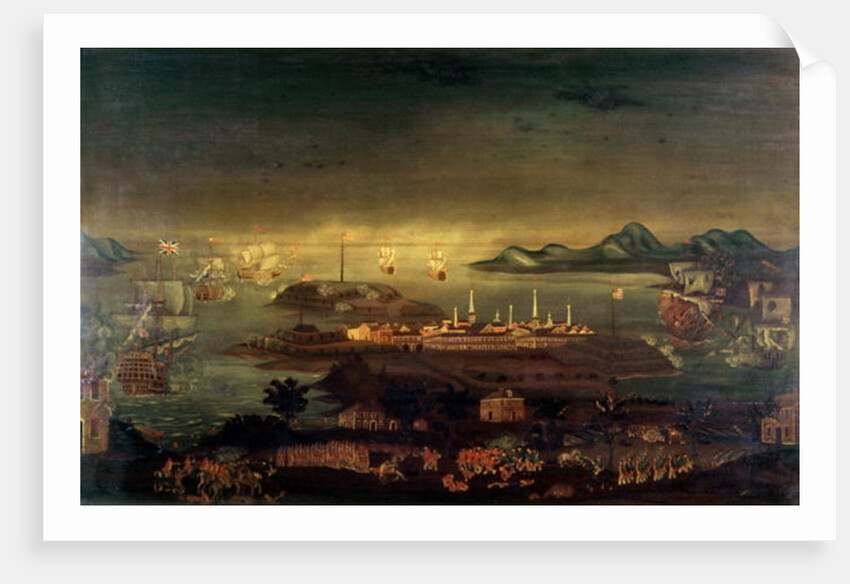 Battle of Bunker Hill, 17th June 1775 by Winthrop Chandler