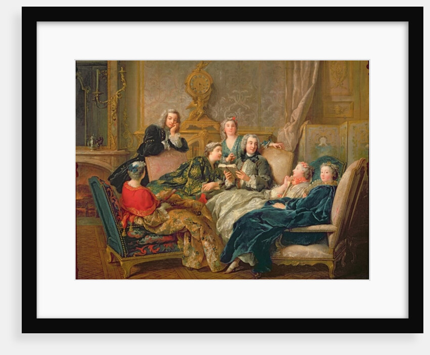 The Reading from Moliere, c.1730 by Jean Francois de Troy