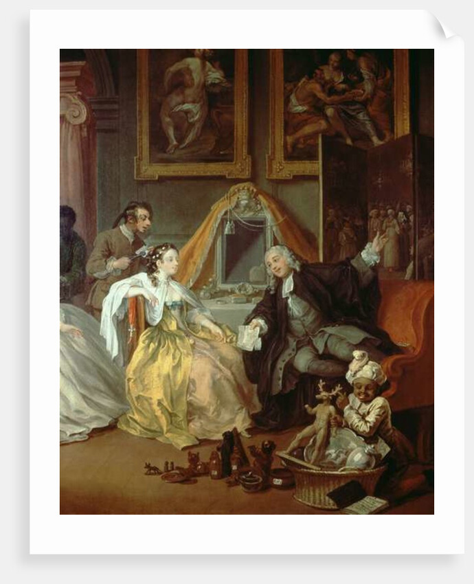 Marriage a la Mode: IV - The Toilette, c.1743 by William Hogarth