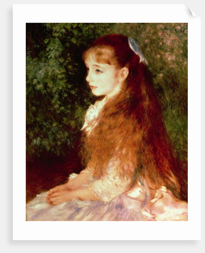 Portrait of Mademoiselle Irene Cahen d'Anvers, 1880 by Pierre Auguste Renoir