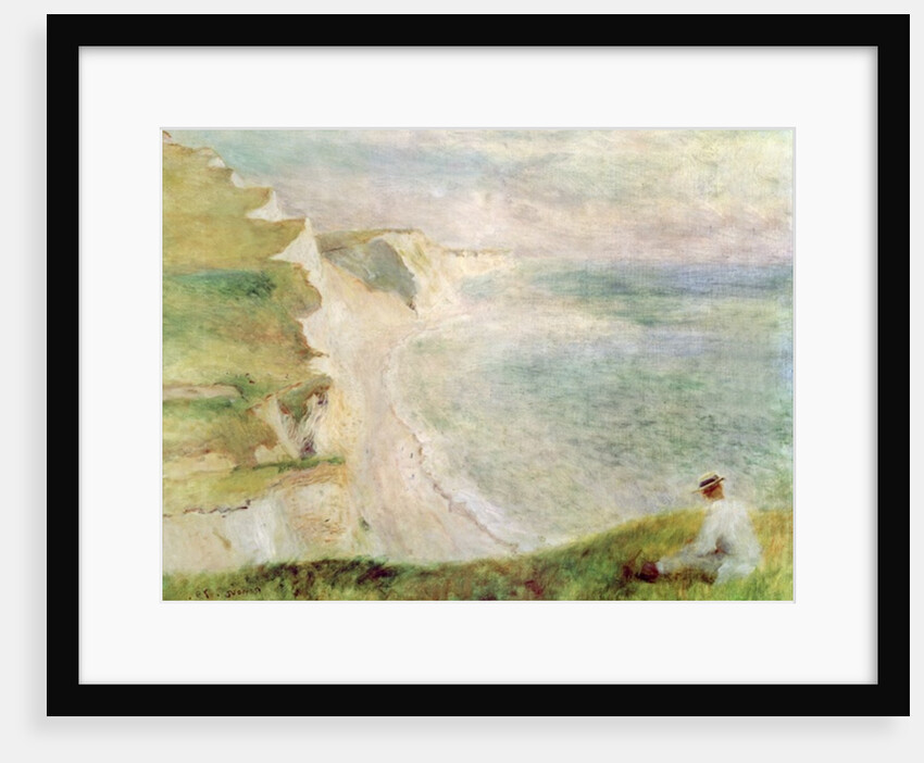 Cliffs at Pourville, 1879 by Pierre Auguste Renoir