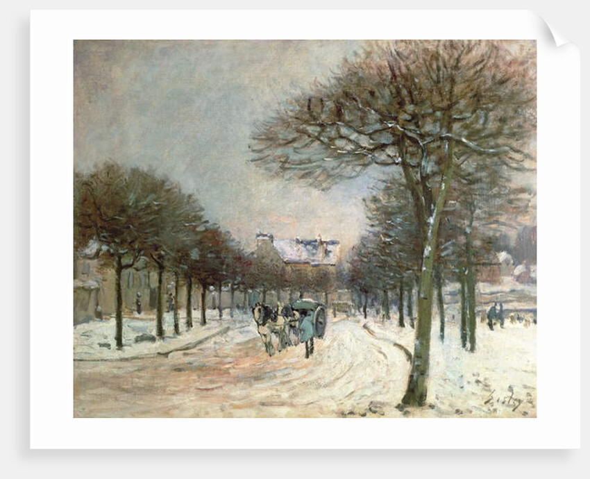 The Road to Saint-Germain at Marly, 1874-5 by Alfred Sisley