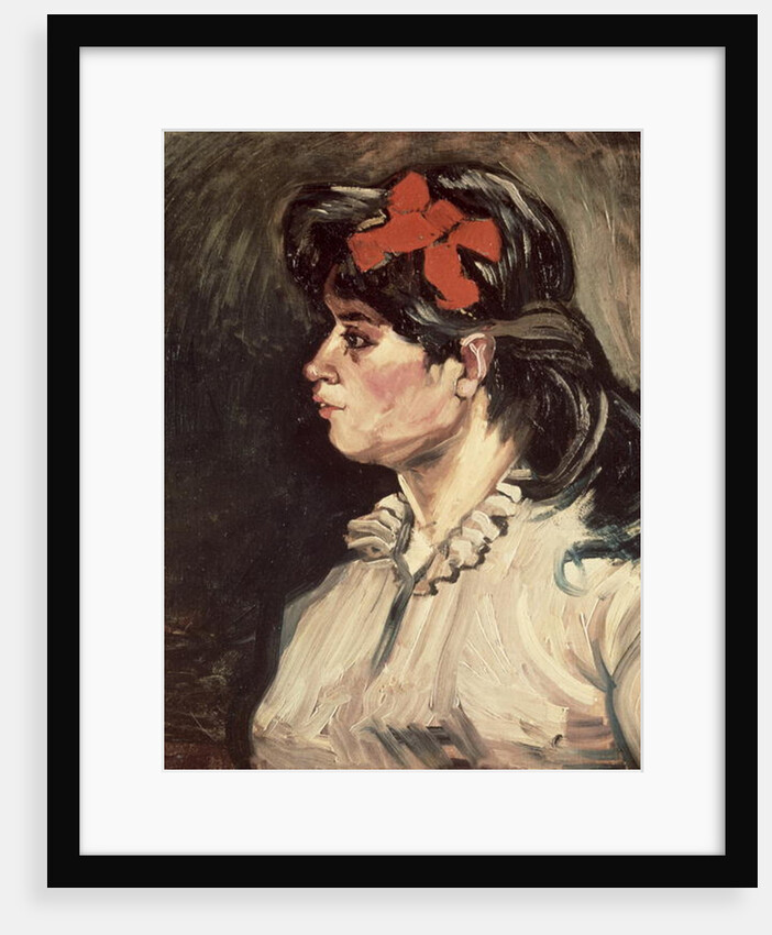 Portrait of a Woman with a Red Ribbon, 1885 by Vincent van Gogh