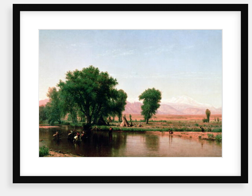 Crossing the Ford, Platte River, Colorado by Thomas Worthington Whittredge
