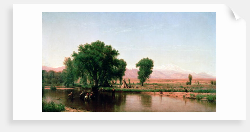 Crossing the Ford, Platte River, Colorado by Thomas Worthington Whittredge