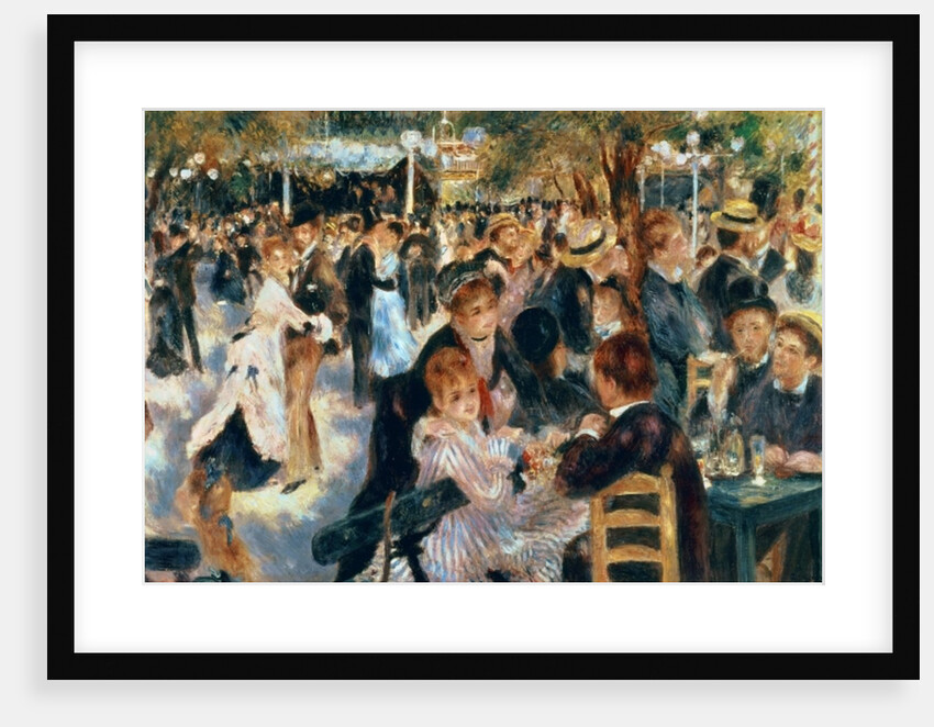 Ball at the Moulin de la Galette, 1876 by Pierre Auguste Renoir
