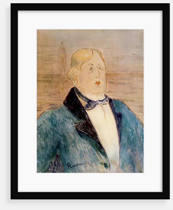 Portrait of Oscar Wilde, 1895 by Henri de Toulouse-Lautrec