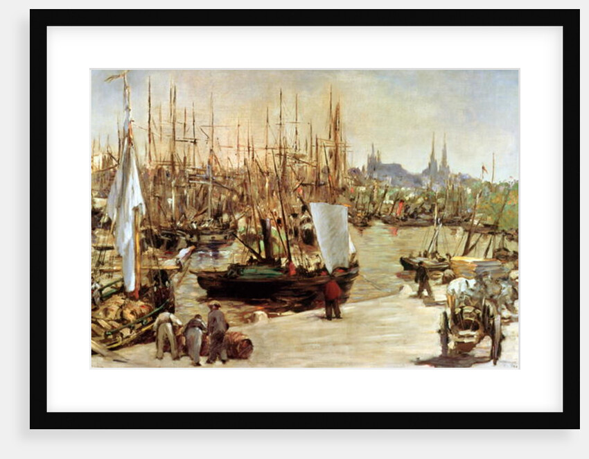 The Port of Bordeaux, 1871 by Edouard Manet