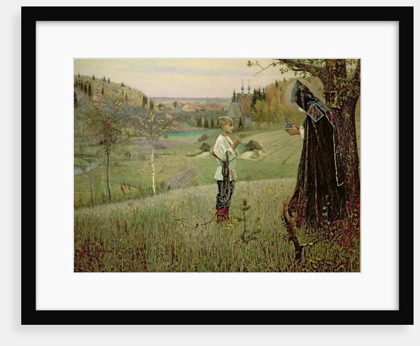 The Vision of the Young Bartholomew, 1889-90 by Mikhail Vasilievich Nesterov