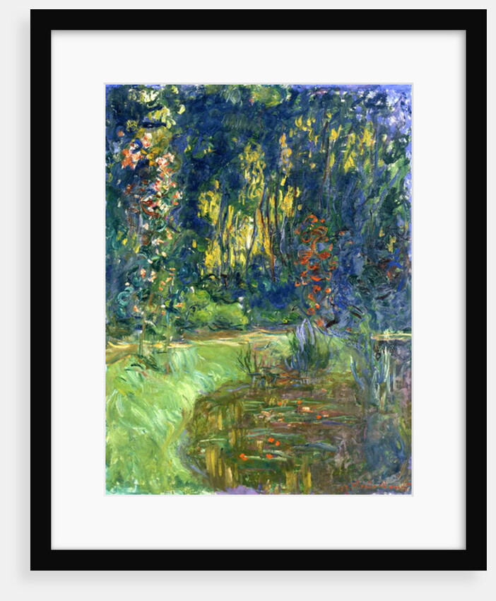 Corner of the pond in Giverny, 1917 by Claude Monet
