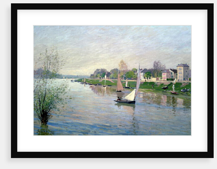 rhe Seine at Argenteuil, 1872 by Alfred Sisley
