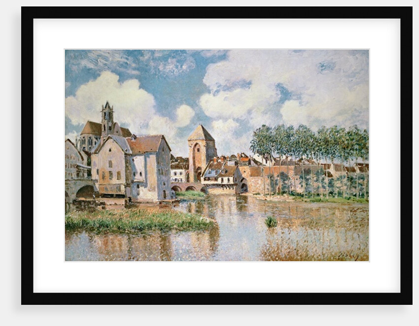 Moret-sur-Loing, the Porte de Bourgogne, 1891 by Alfred Sisley
