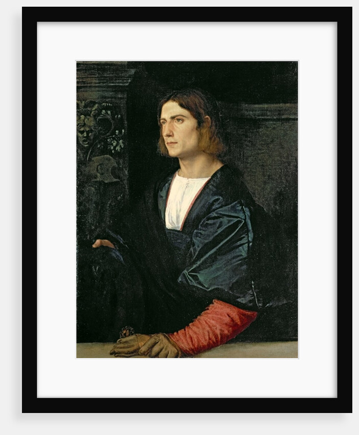 Young Man with Cap and Gloves, c.1515 by Titian