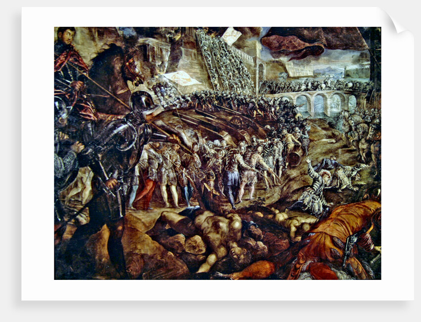 The Capture of Parma, c.1570 by Jacopo Robusti Tintoretto