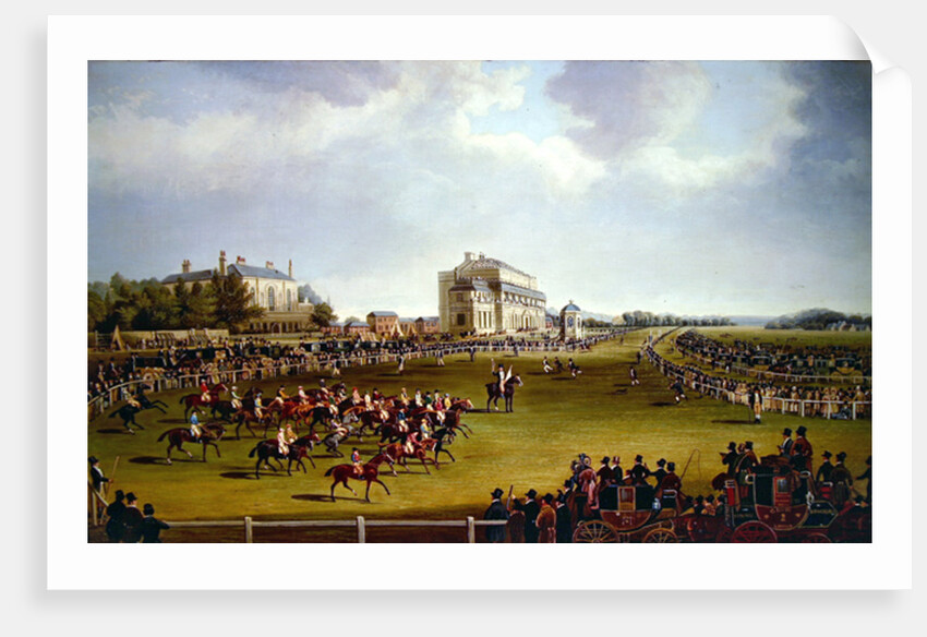 The Start of the St. Leger, 1830 by James Pollard
