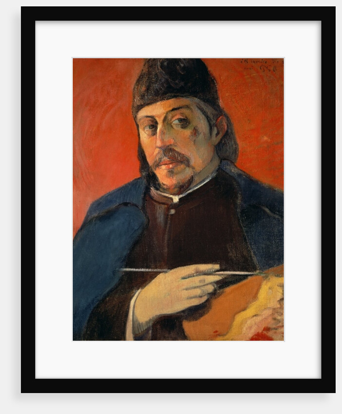 Self portrait with a Palette, 1893-94 by Paul Gauguin