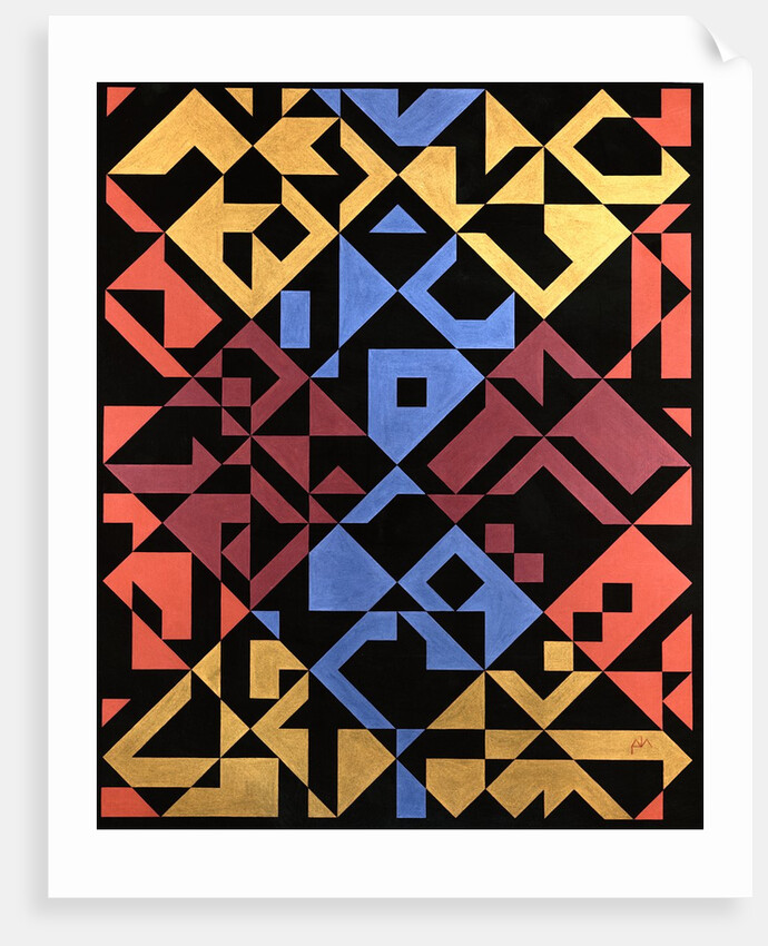 Interposed Diagonals, 1984 by Peter McClure