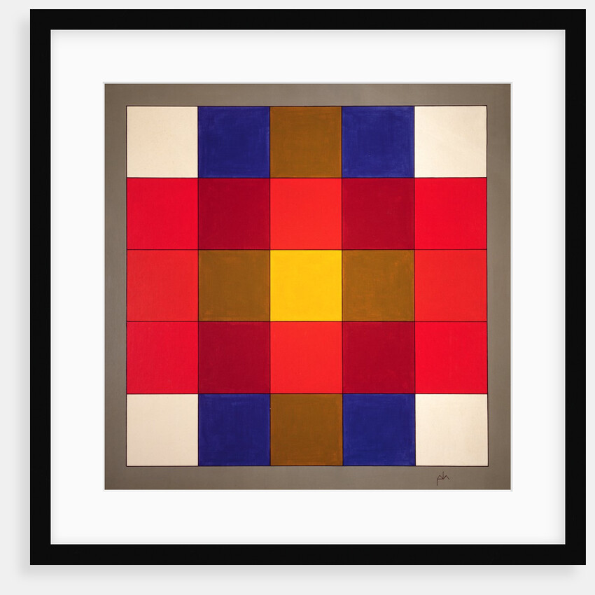 Subliminal Yellow Cross, 1986 by Peter McClure