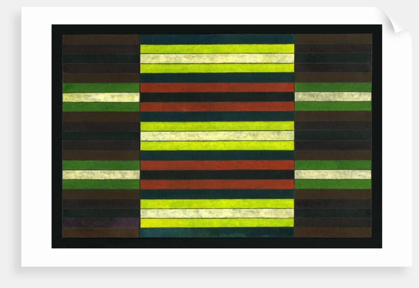 STRIPED TRIPTYCH No.6, 2003 by Peter McClure