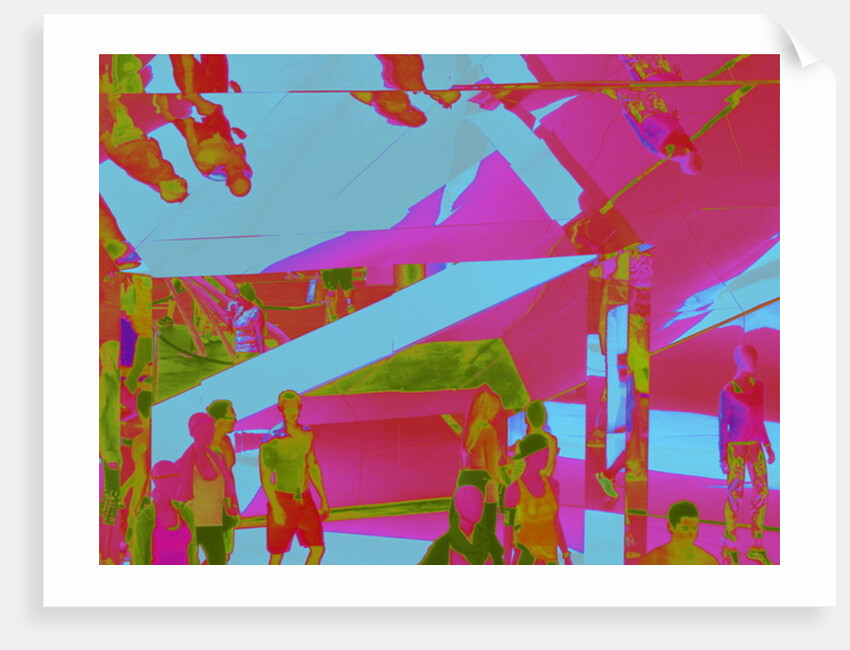 VENICE BEACH UPSIDE-DOWN, 2014 by Peter McClure