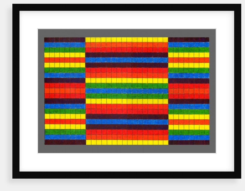 Striped Triptych, 2009 by Peter McClure